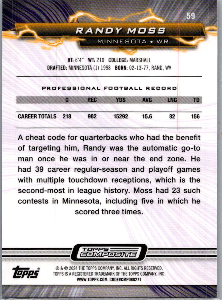 2024 Topps Composite Randy Moss #59