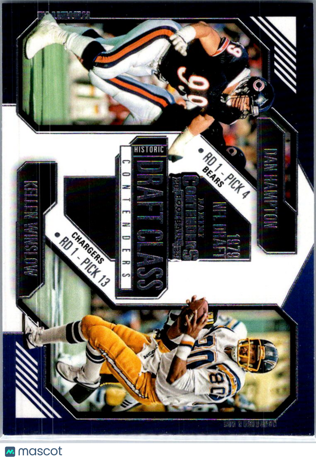 2025 Panini Contenders Historic Draft Class Dan Hampton Kellen Winslow #3