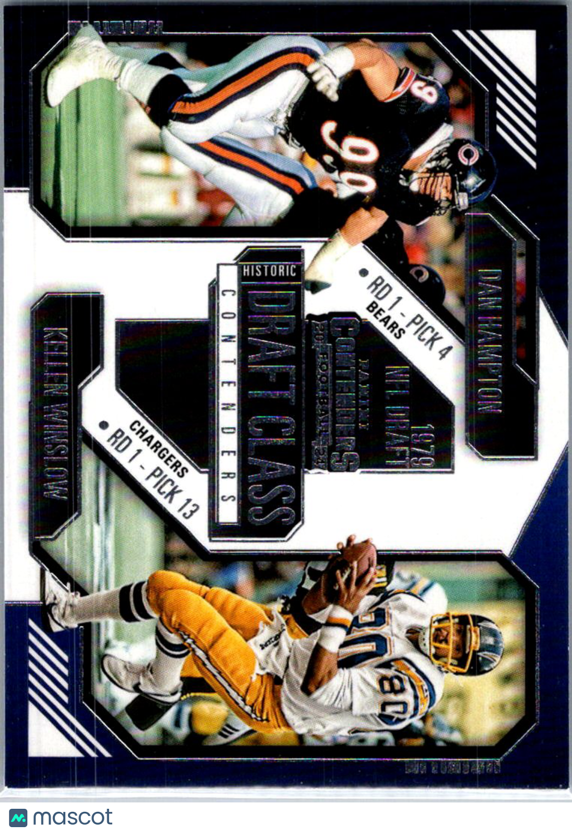 2025 Panini Contenders Historic Draft Class Dan Hampton Kellen Winslow #3