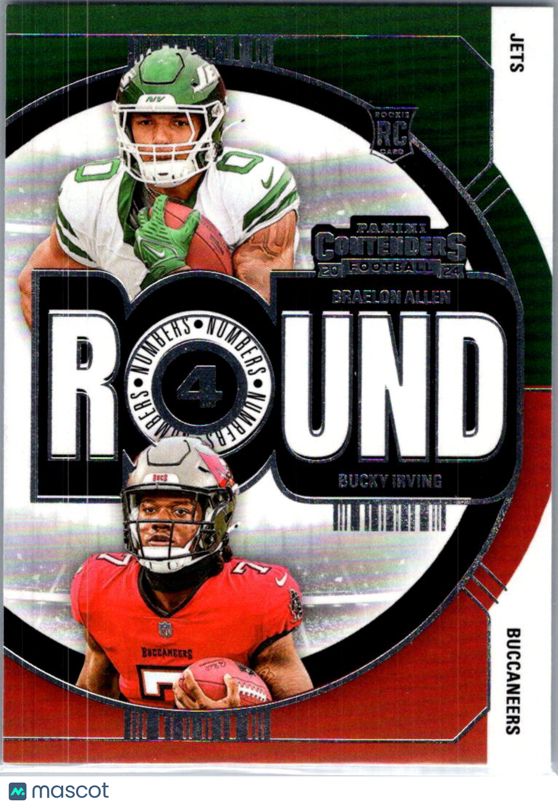 2025 Panini Contenders Round Numbers Bucky Irving Braelon Allen #16 RC