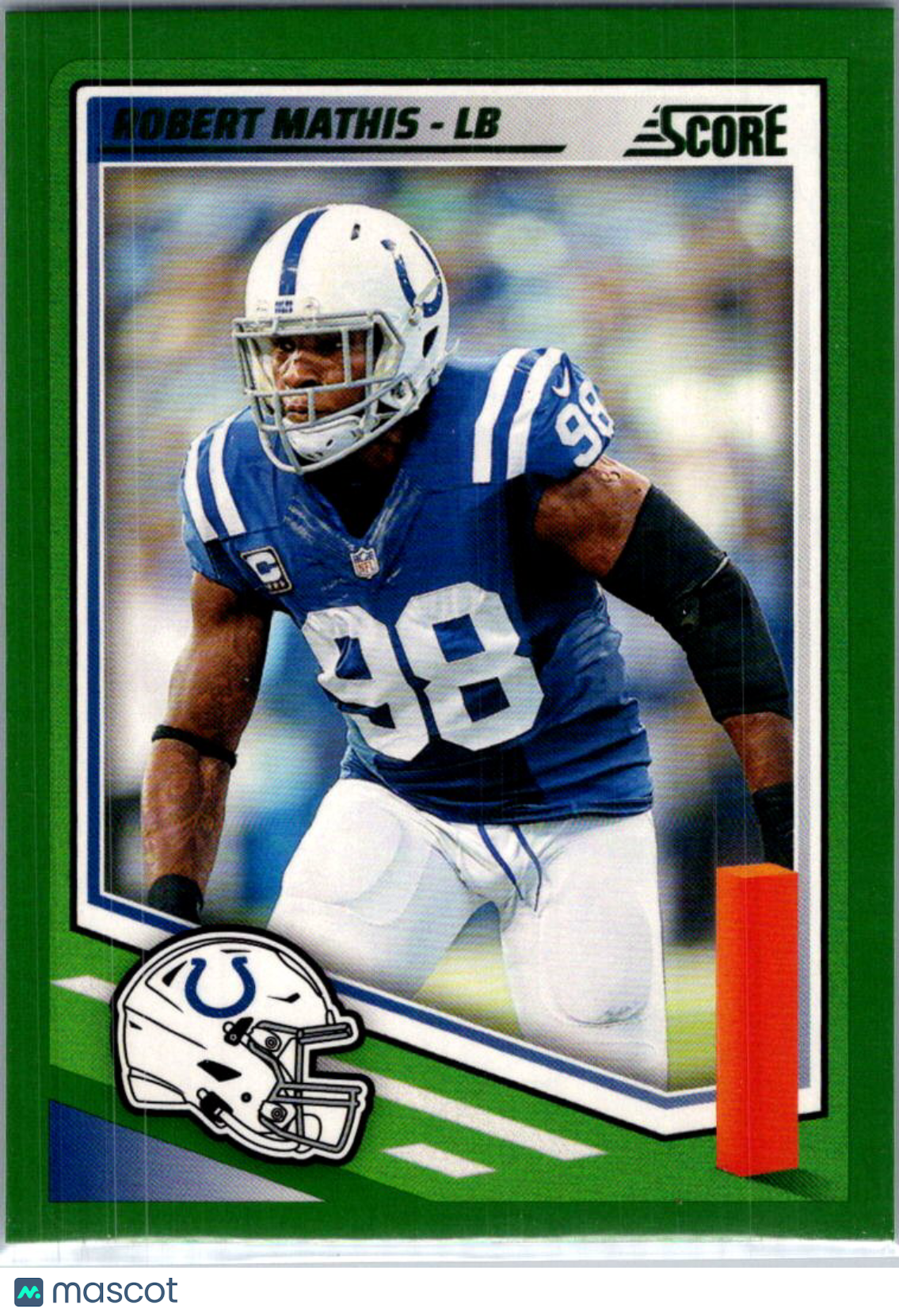 2025 Panini Score Football Robert Mathis #271 Green