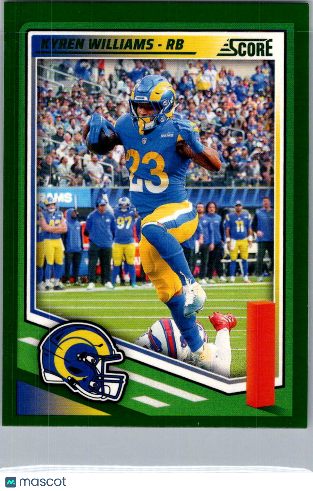 2025 Panini Score Kyren Williams #55 Green