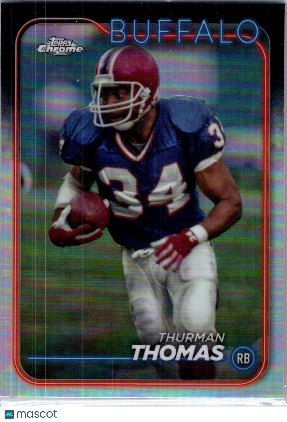 1989 Topps Chrome Thurman Thomas #9 Refractor