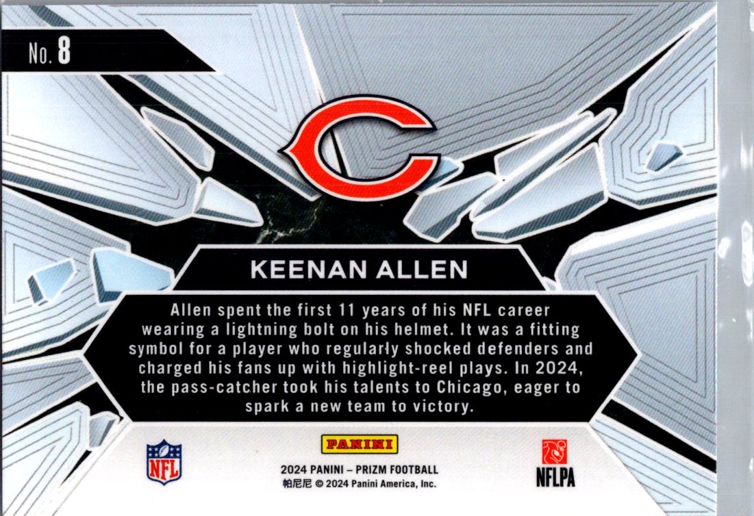 2024 Panini Prizm Prizm Break Keenan Allen #8