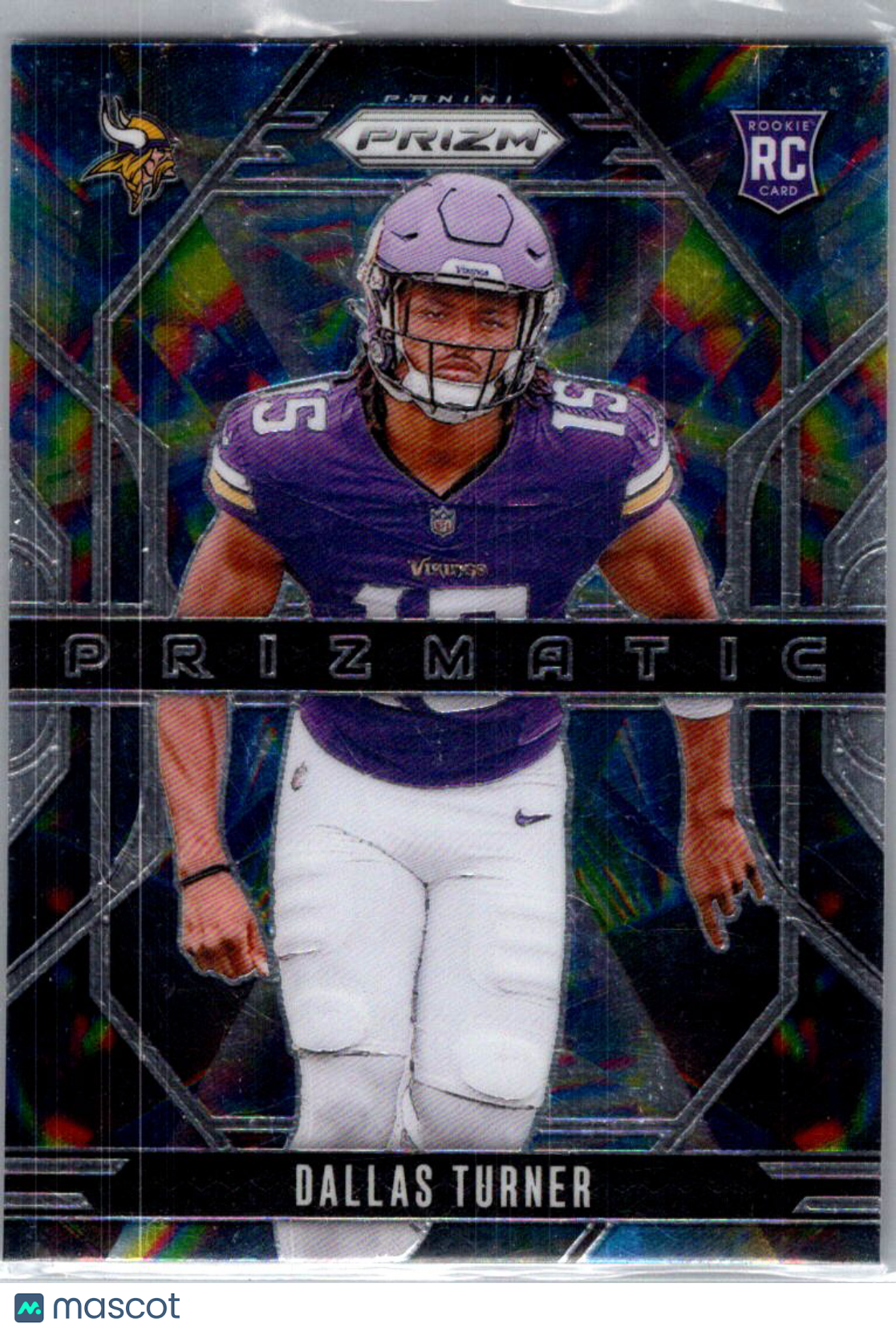 2024 Panini Prizm Football Prizmatic Dallas Turner #17 RC