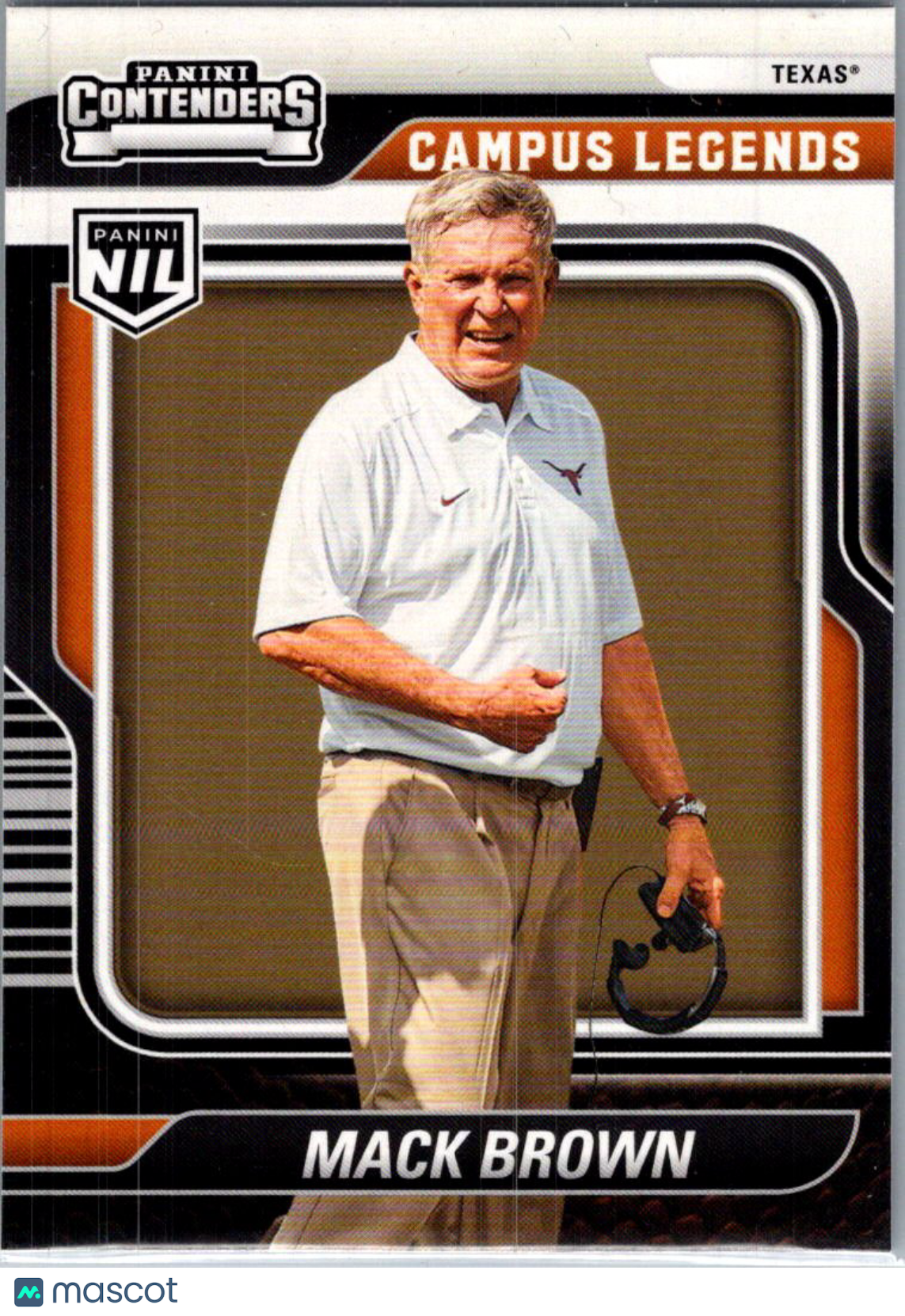 2025 Panini Contenders Campus Legends Mack Brown #4