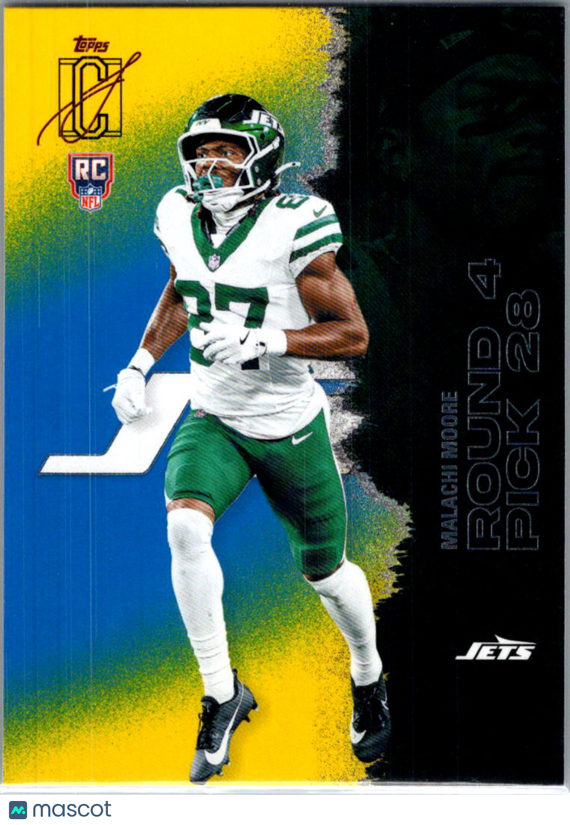 2025 Topps Composite Malachi Moore #214 Yellow & Black RC