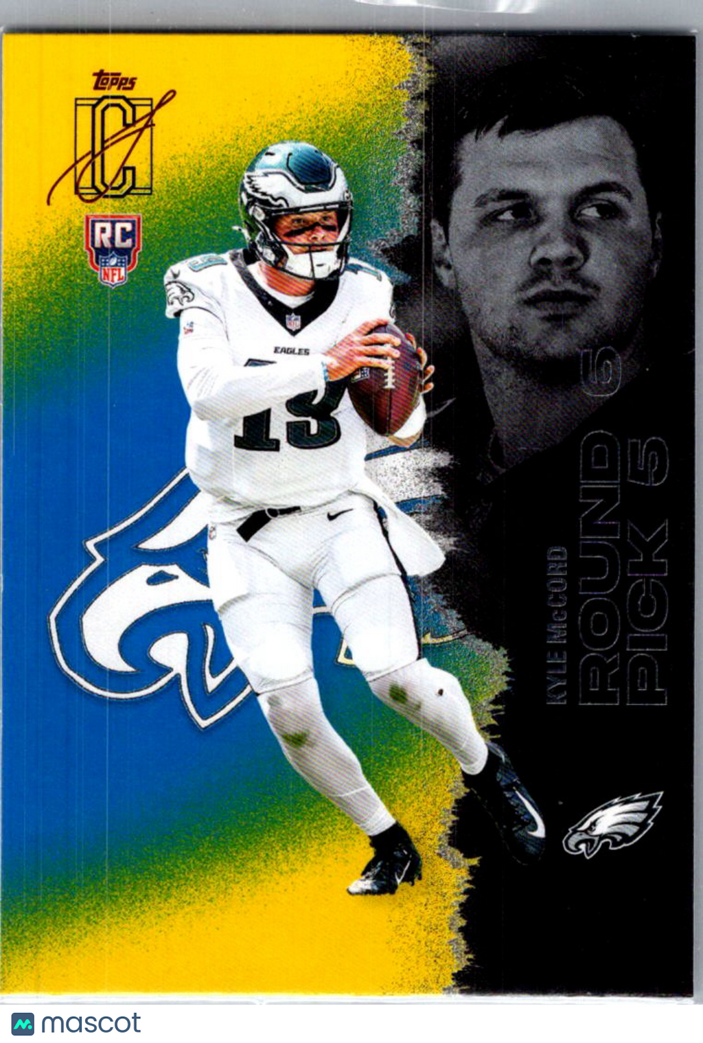 2025 Topps Composite Kyle McCord #108 Yellow & Black RC