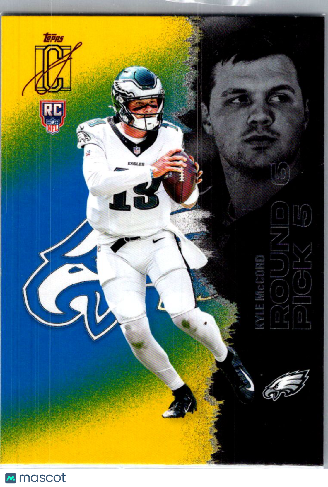 2025 Topps Composite Kyle McCord #108 Yellow & Black RC