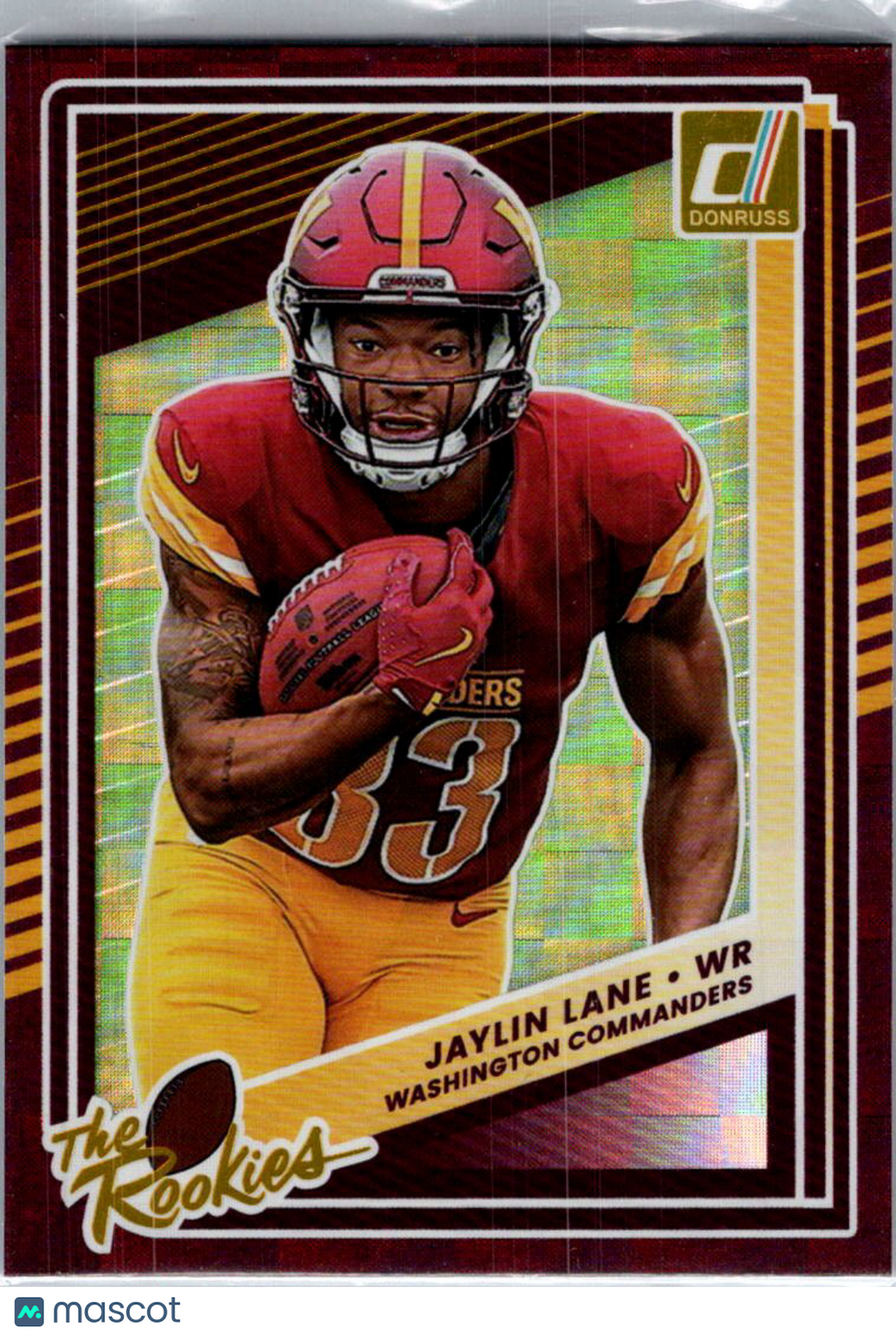 2025 Donruss Football Jaylin Lane #38 The Rookies