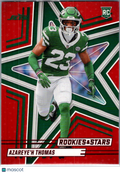 2025 Panini Rookies & Stars Azareye'h Thomas #107 Red RC