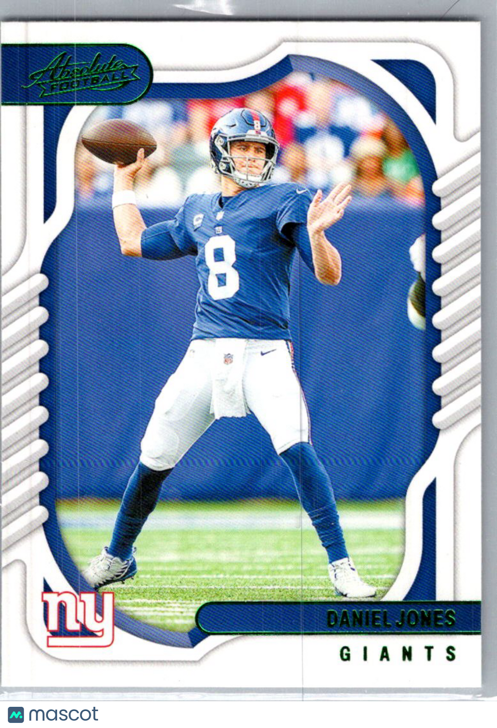 2022 Panini Absolute Football Daniel Jones #47 Green