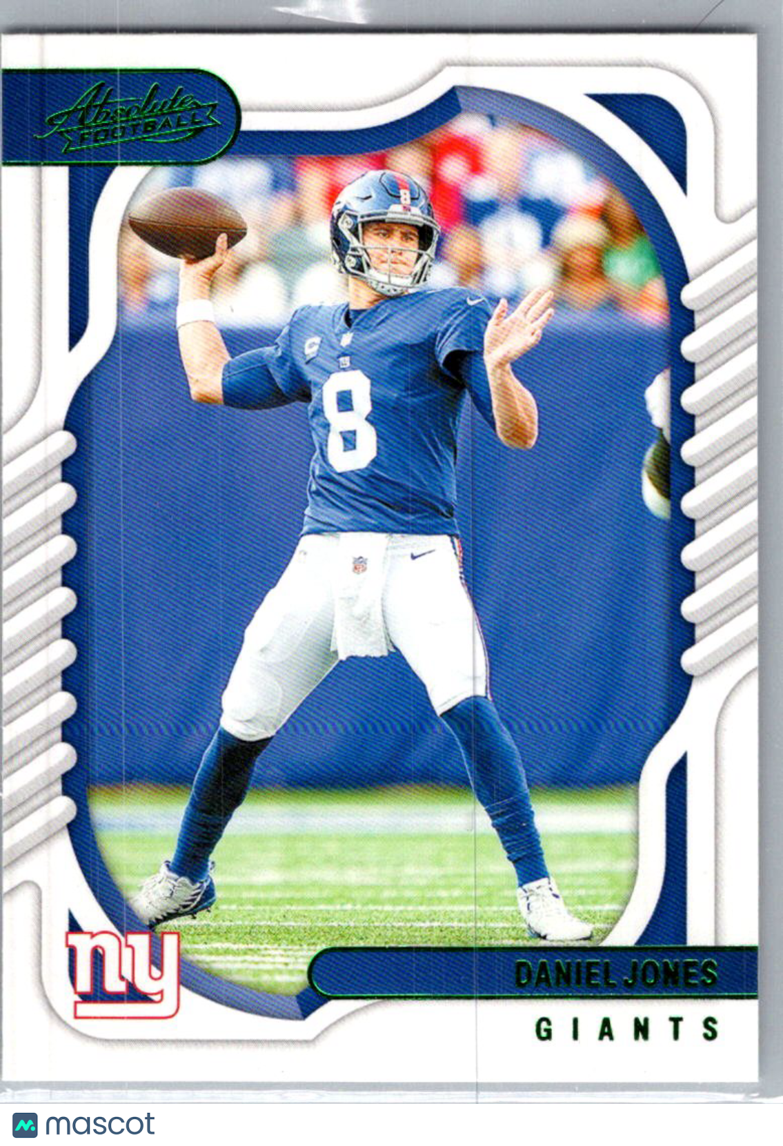2022 Panini Absolute Football Daniel Jones #47 Green