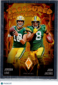 2025 Panini Phoenix Treasured Tandems Josh Jacobs Jordan Love #TT-GB