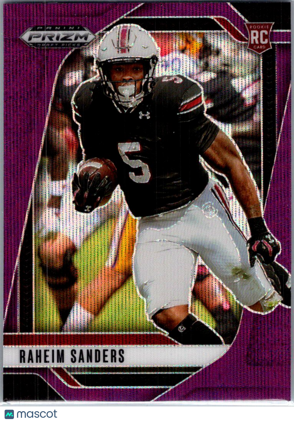 2025 Panini Prizm Draft Picks Raheim Sanders #113 Purple RC