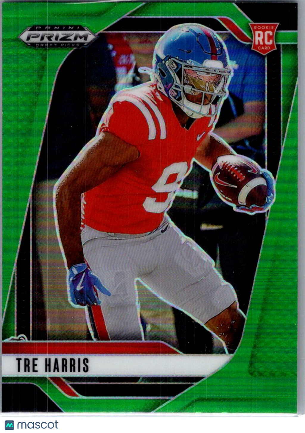 2025 Panini Prizm Draft Picks Tre Harris #91 Green RC