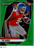 2025 Panini Prizm Draft Picks Tre Harris #91 Green RC