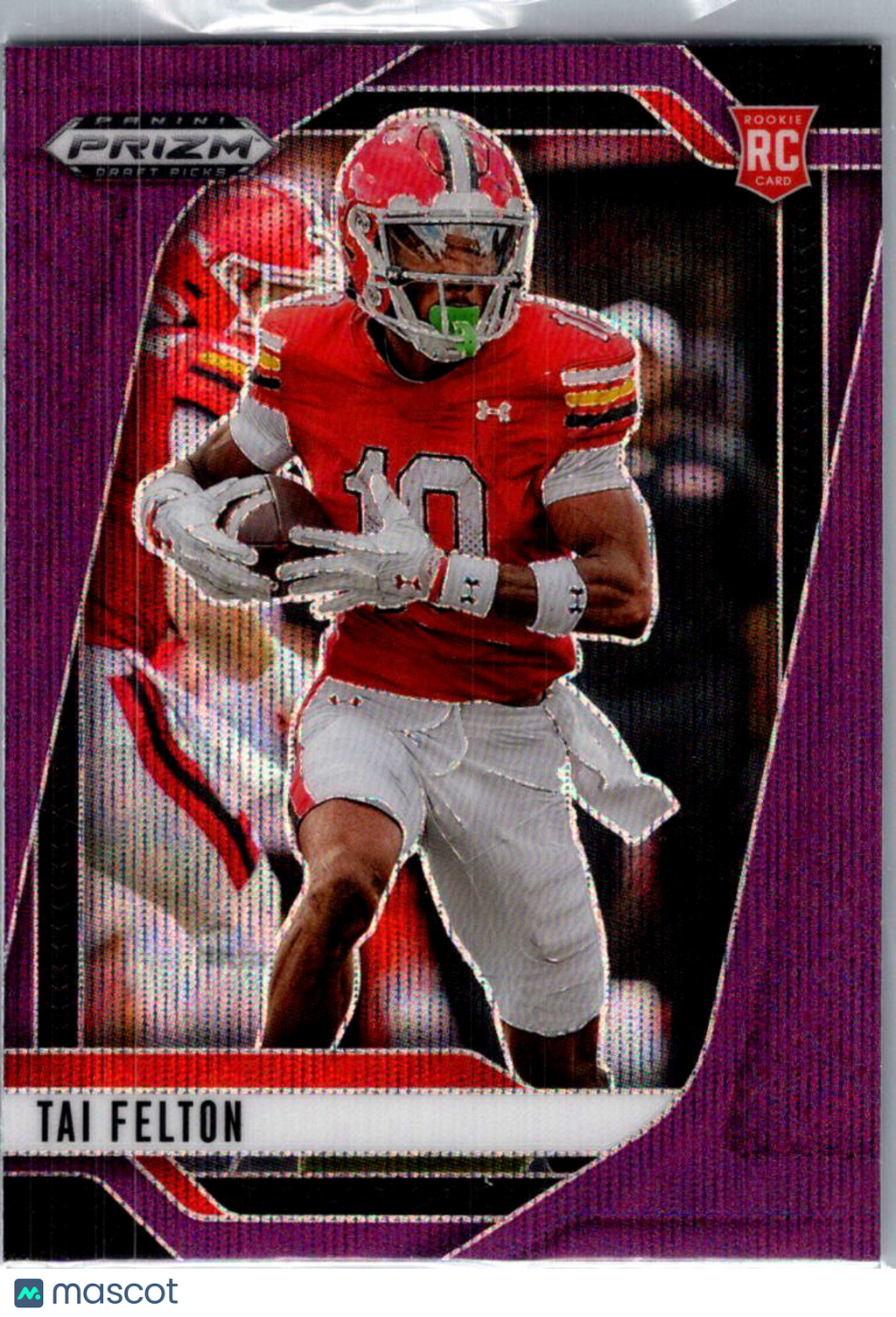 2025 Panini Prizm Draft Picks Tai Felton #36 Purple RC