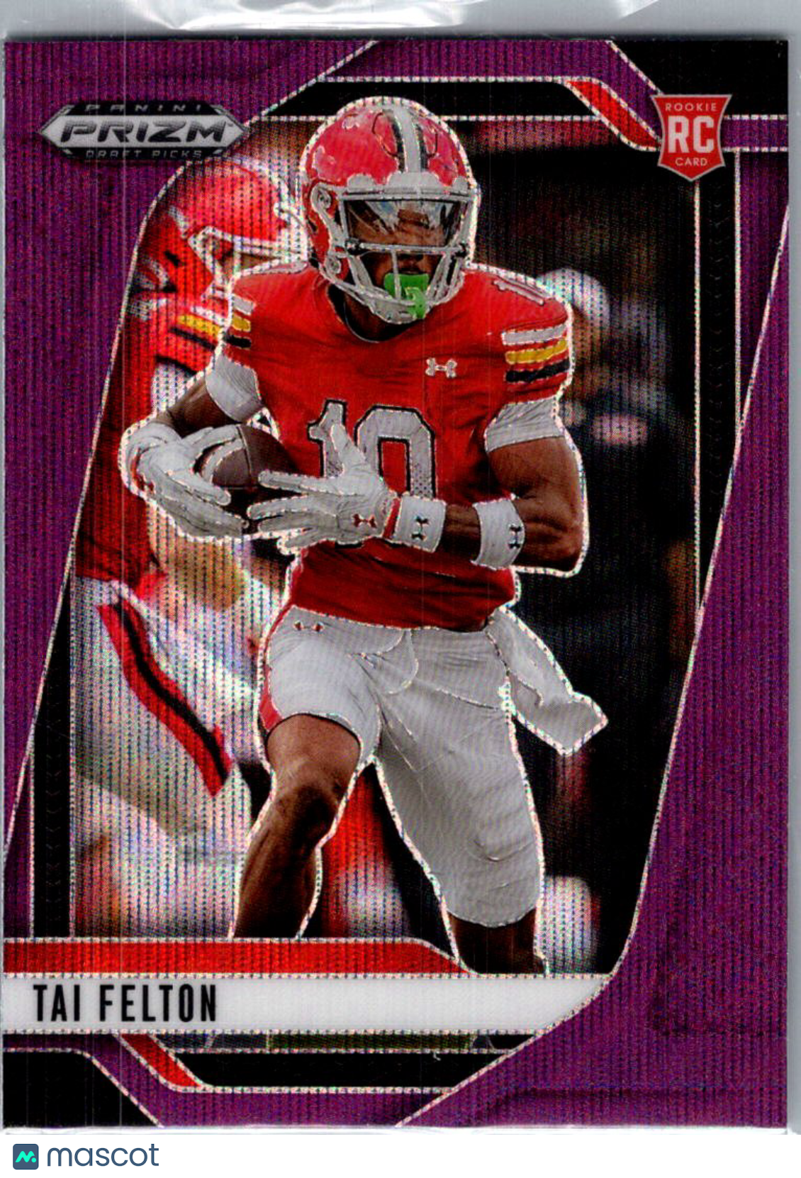 2025 Panini Prizm Draft Picks Tai Felton #36 Purple RC