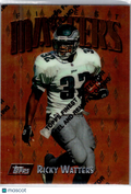 1997 Topps Finest Masters Ricky Watters #40 Bronze