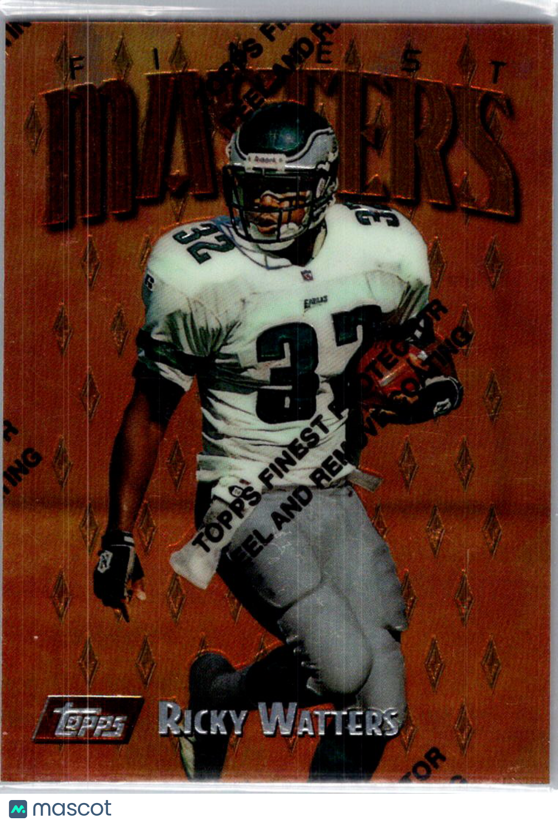 1997 Topps Finest Masters Ricky Watters #40 Bronze