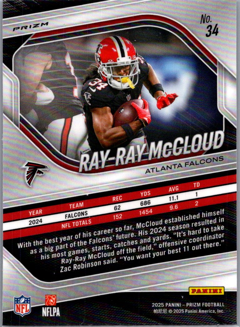 2025 Panini Prizm Ray-Ray McCloud #34 Pink