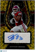 2022 Panini Select Draft Picks Kennedy Brooks #RS-KBR /75 Auto