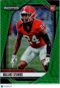 2025 Panini Prizm Draft Picks Malaki Starks #32 Green RC