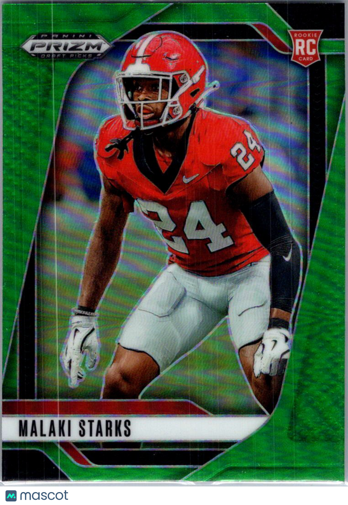 2025 Panini Prizm Draft Picks Malaki Starks #32 Green RC