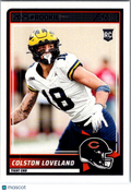 2025 Panini Score Football Colston Loveland #31 RC