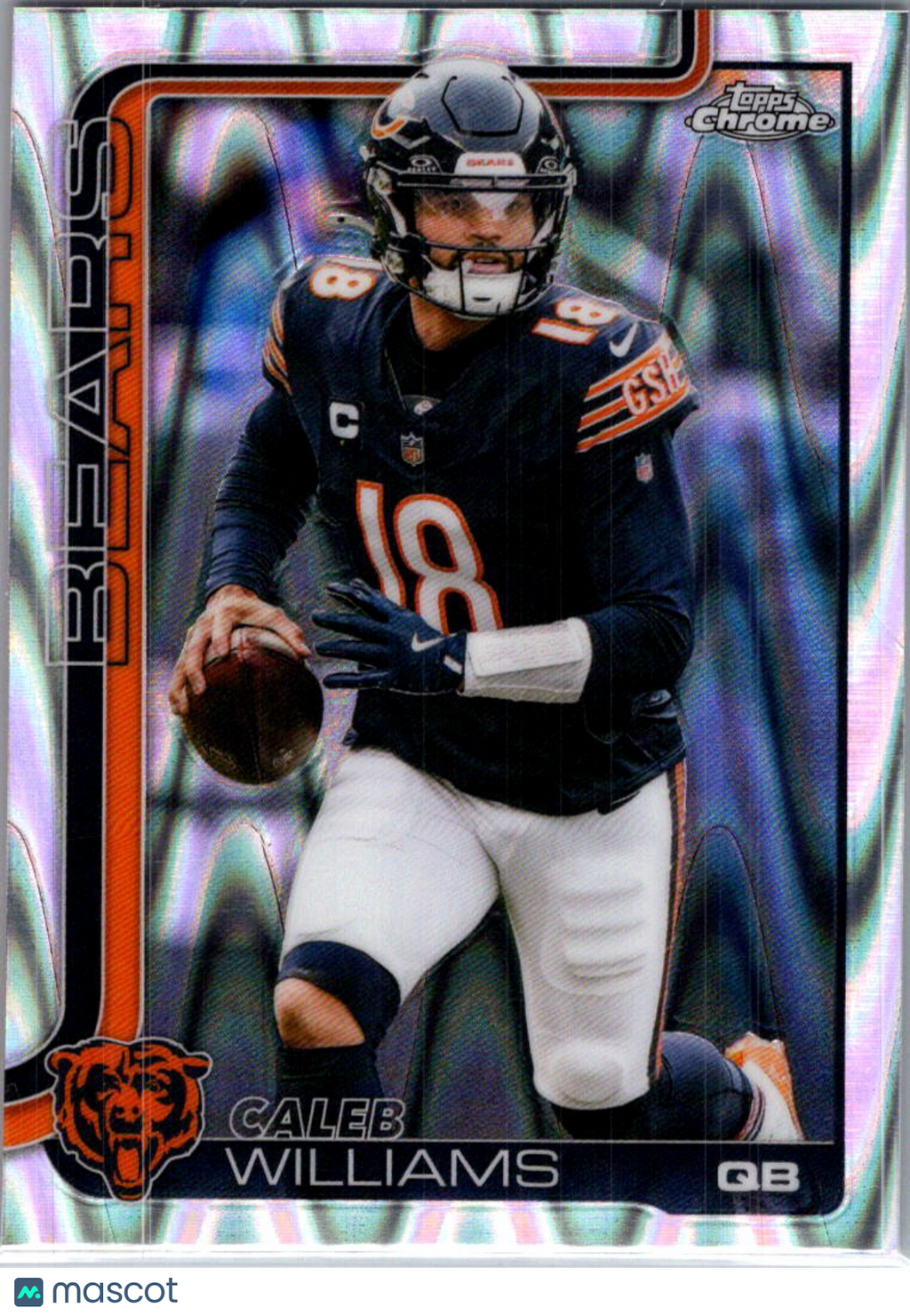 2025 Topps Chrome Caleb Williams #52 Wave