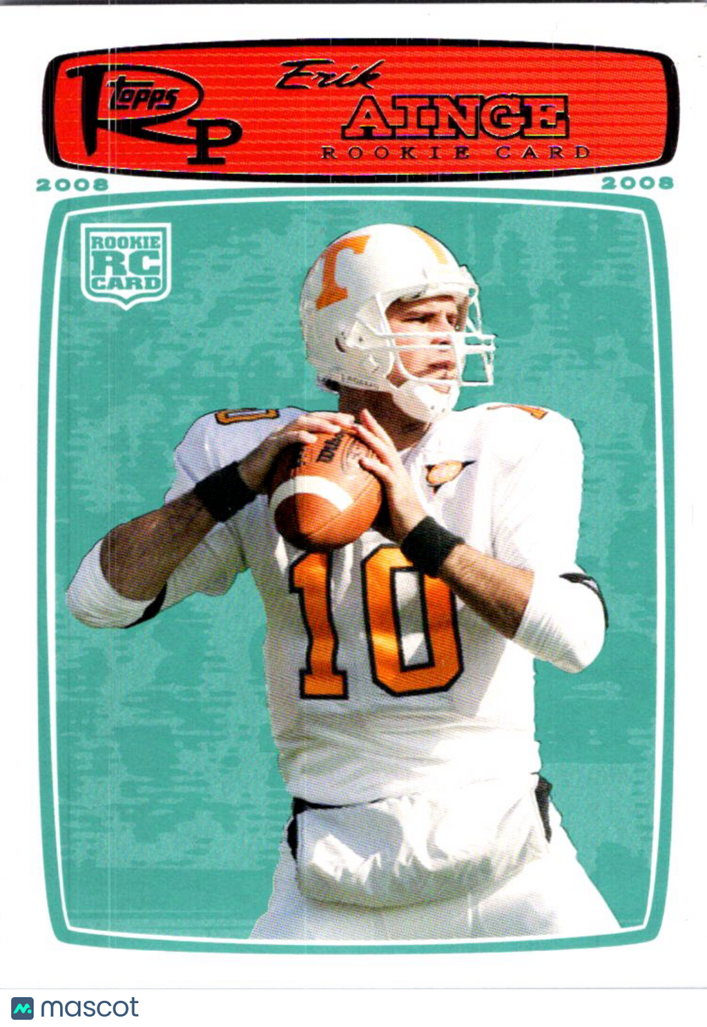2008 Topps Progression Erik Ainge #182 RC