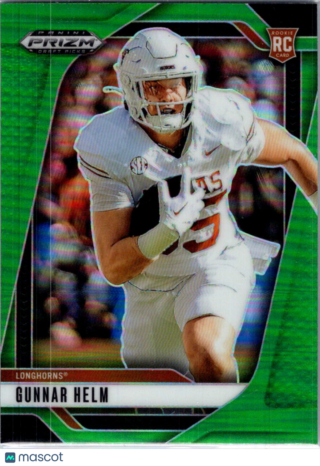 2025 Panini Prizm Draft Picks Gunnar Helm #128 Green RC