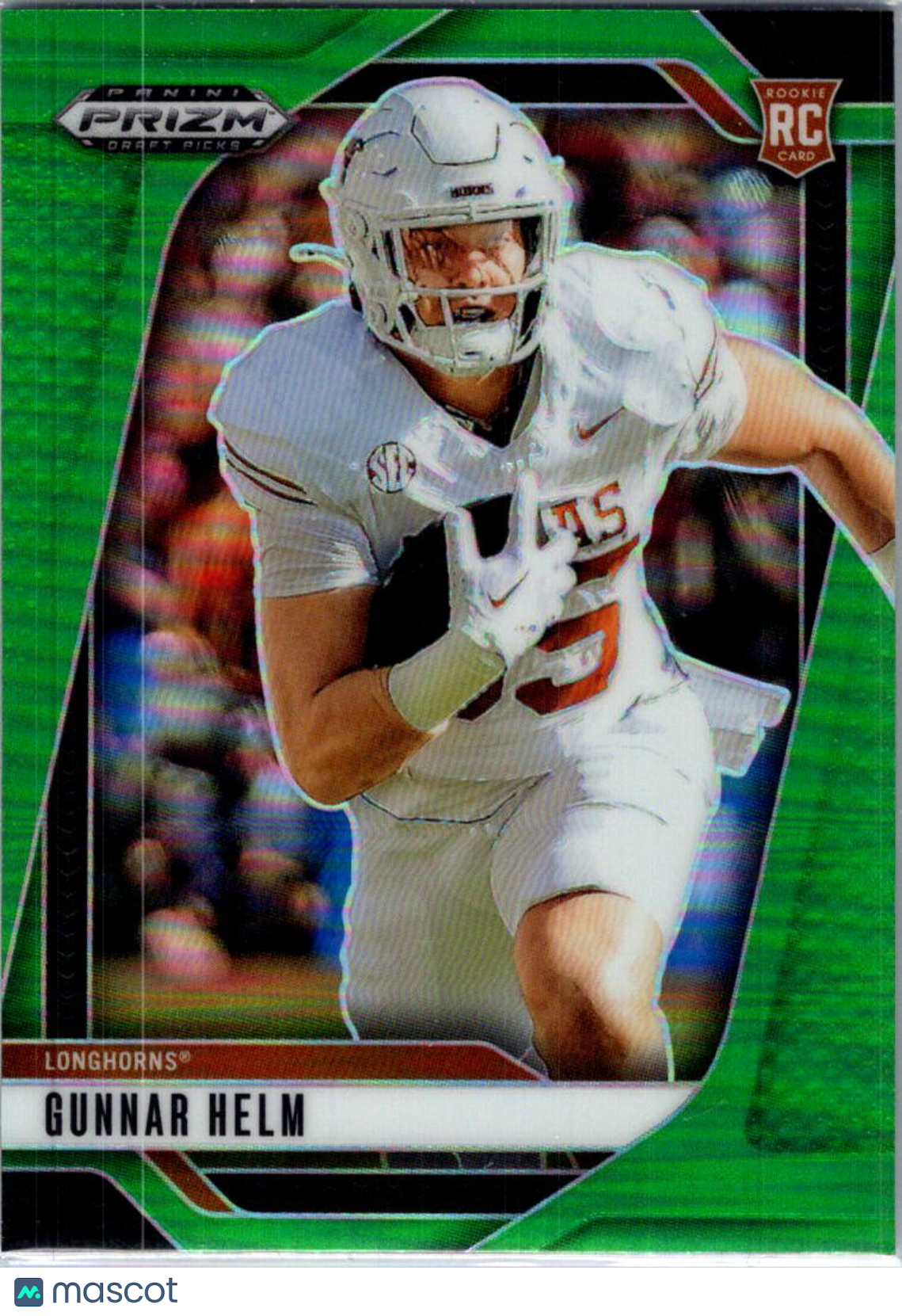 2025 Panini Prizm Draft Picks Gunnar Helm #128 Green RC