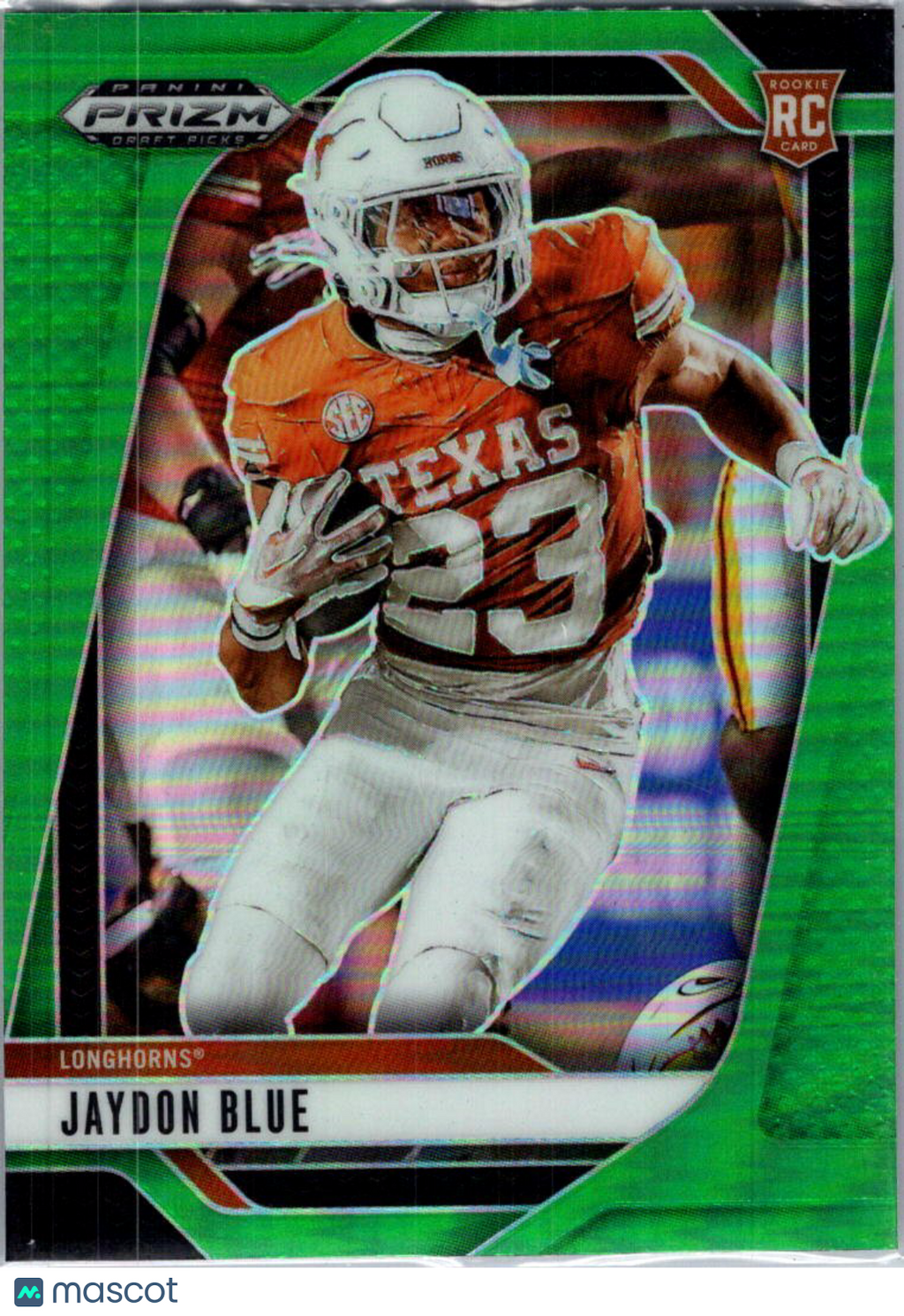 2025 Panini Prizm Draft Picks Jaydon Blue #127 Green RC