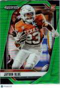 2025 Panini Prizm Draft Picks Jaydon Blue #127 Green RC