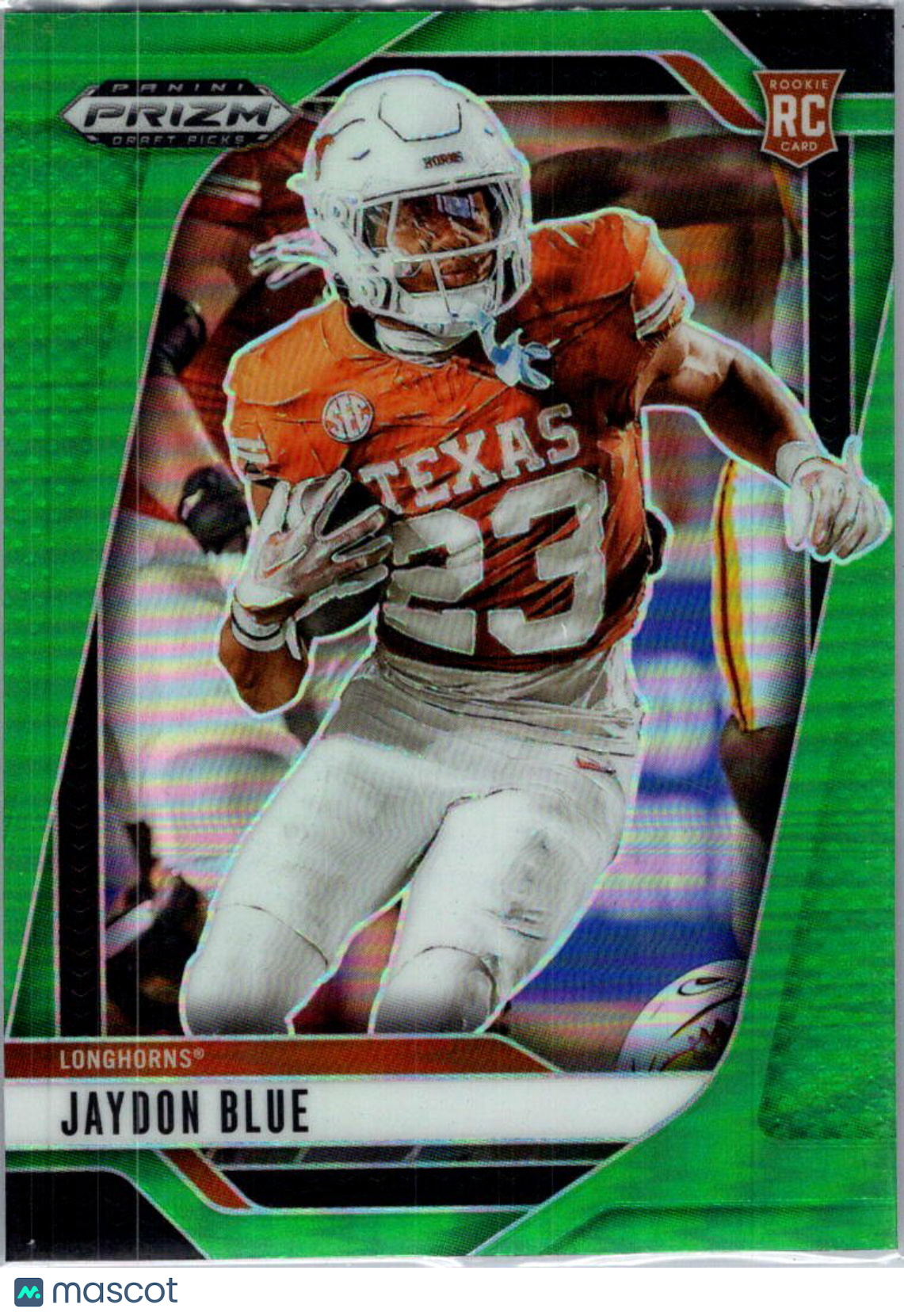 2025 Panini Prizm Draft Picks Jaydon Blue #127 Green RC