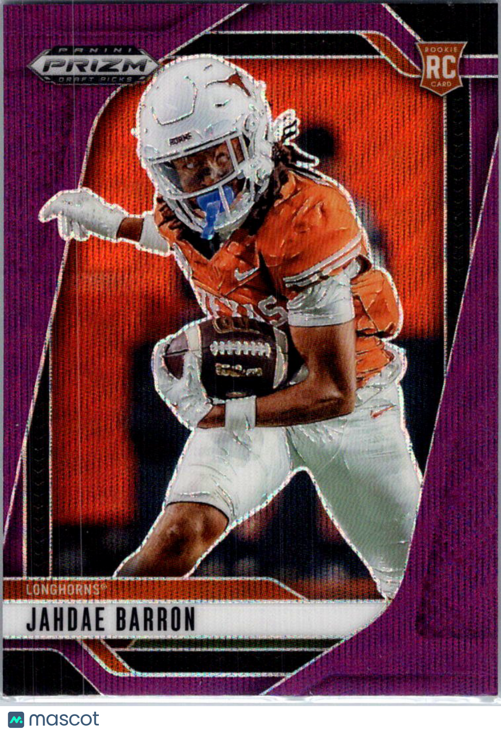 2025 Panini Prizm Draft Picks Jahdae Barron #124 Purple Wave RC