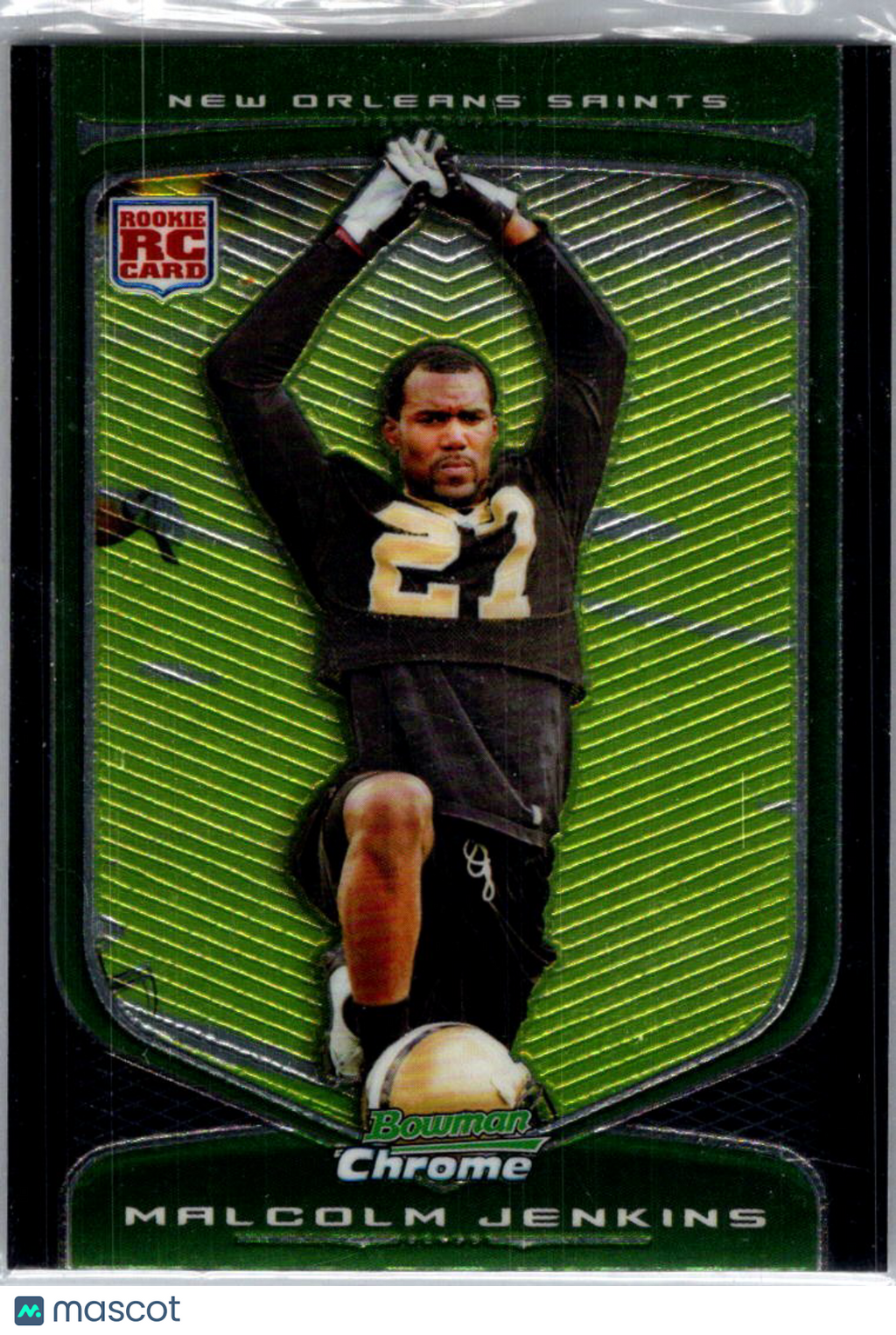 2009 Bowman Chrome Malcolm Jenkins #148 Green Refractor RC