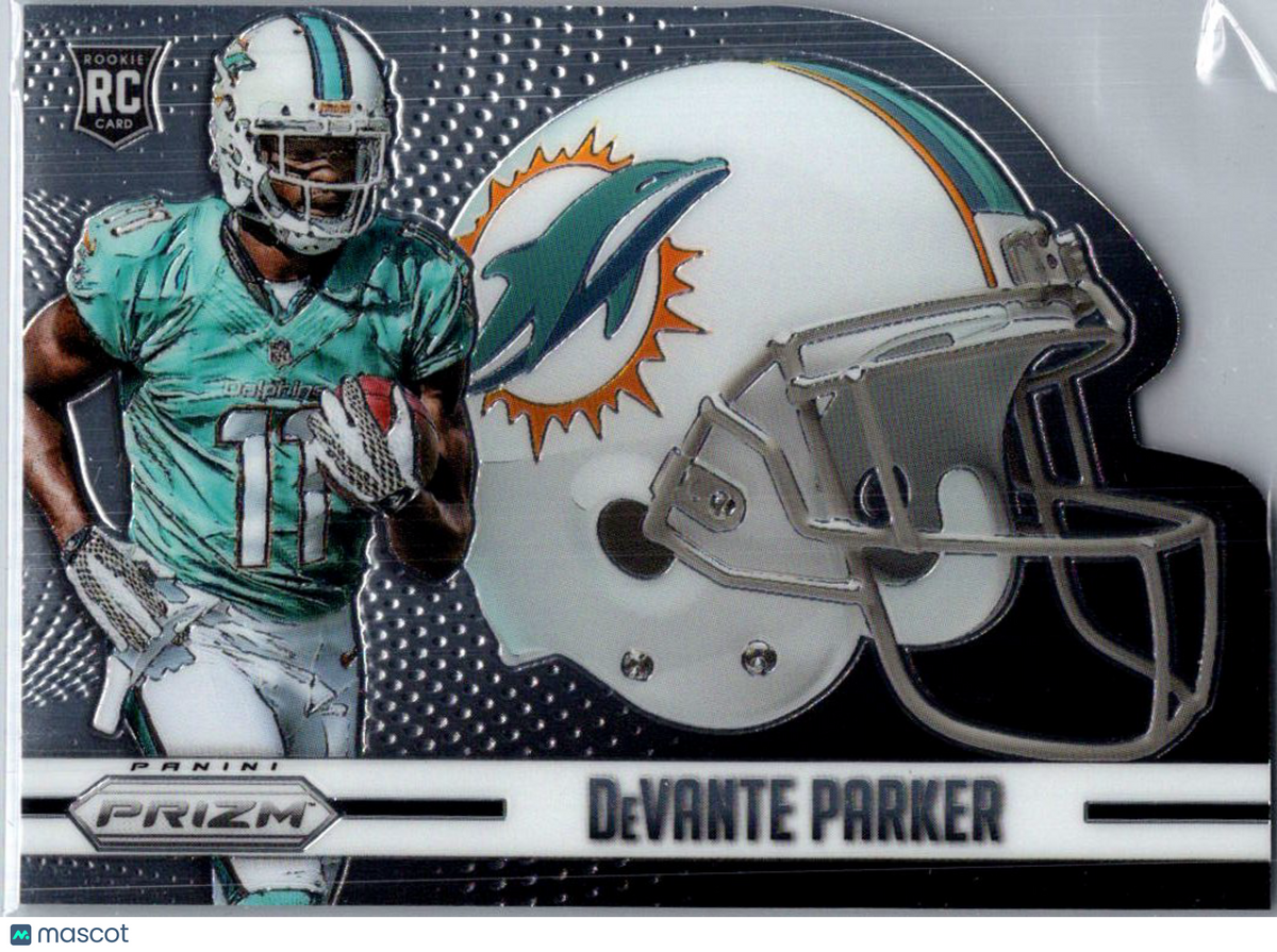 2015 Panini Prizm DeVante Parker #H15 Die Cut Helmet RC