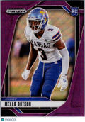 2025 Panini Prizm Draft Picks Mello Dotson #42 Purple RC