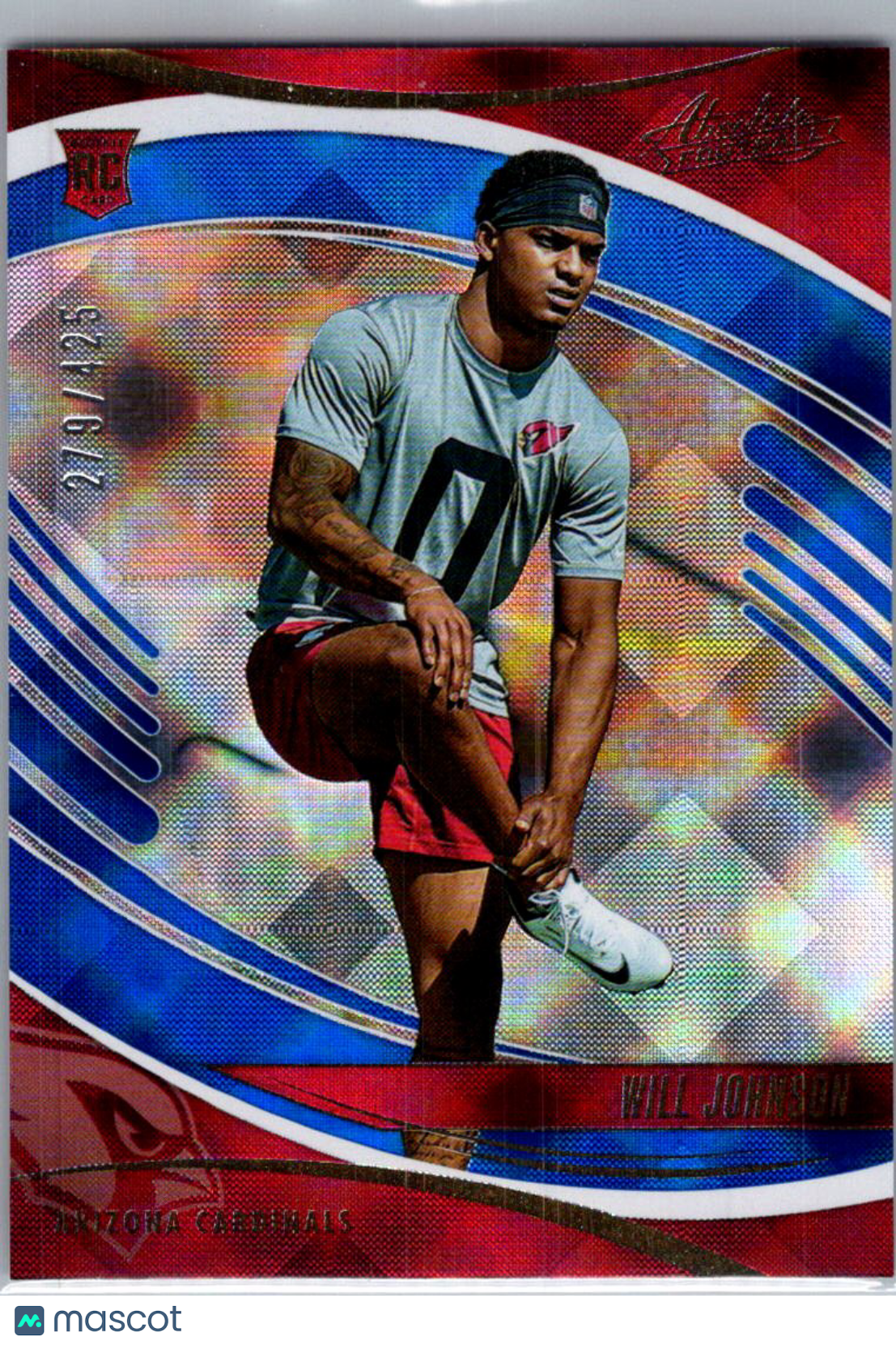2025 Panini Absolute Football Will Johnson #198 Blue Diamonds /425