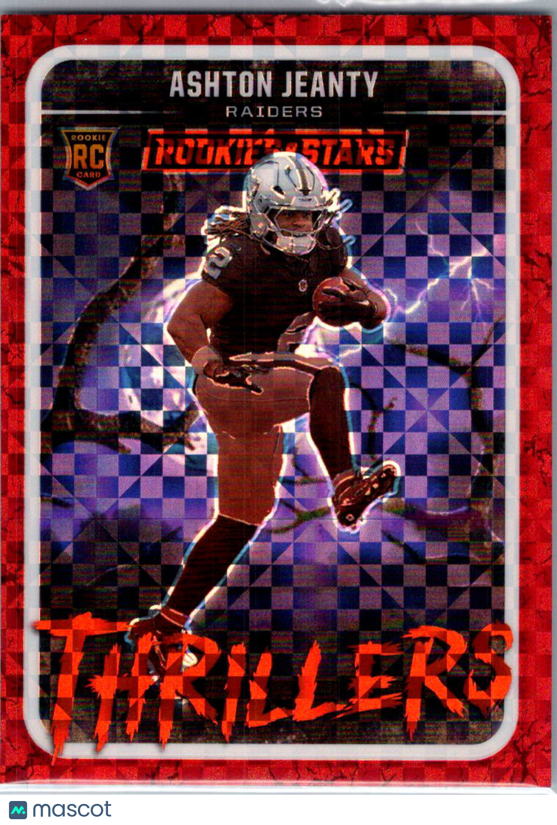 2025 Panini Rookies & Stars Prizm Thrillers Ashton Jeanty #3 RC