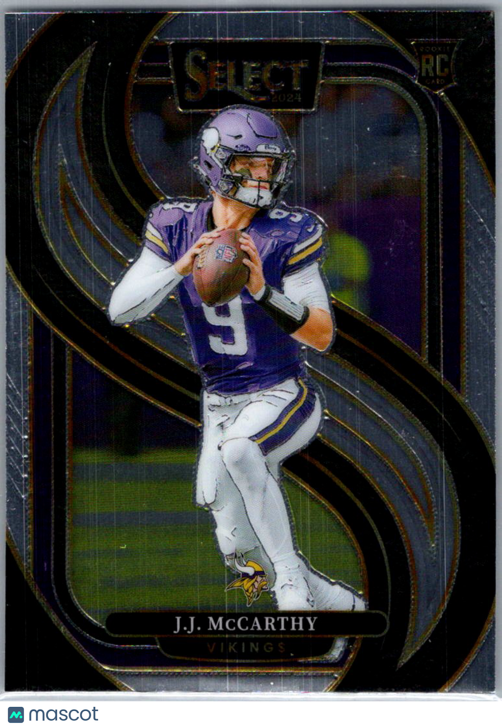 2025 Panini Select Football J.J. McCarthy #134 Premier Level RC