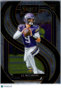 2025 Panini Select Football J.J. McCarthy #134 Premier Level RC
