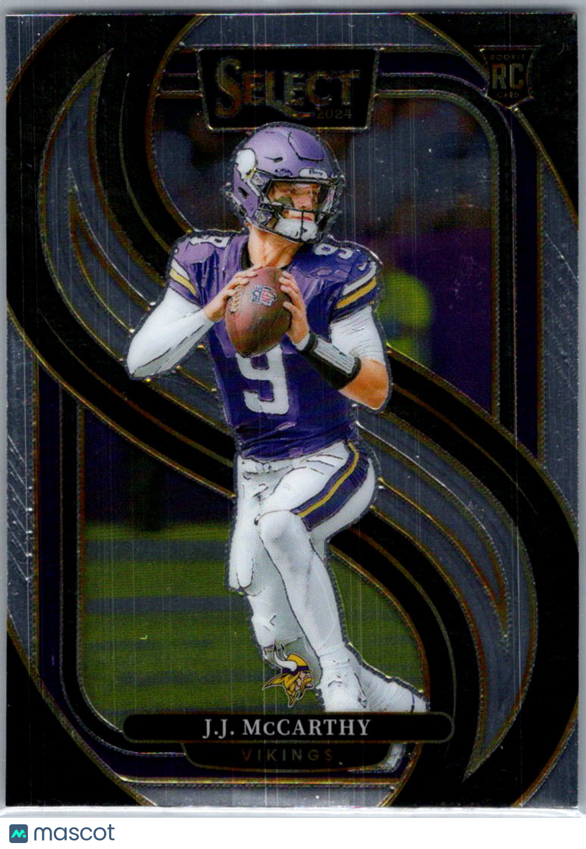 2025 Panini Select Football J.J. McCarthy #134 Premier Level RC
