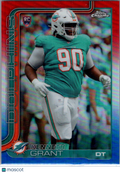 2025 Topps Chrome Kenneth Grant #362 Red White & Blue RC