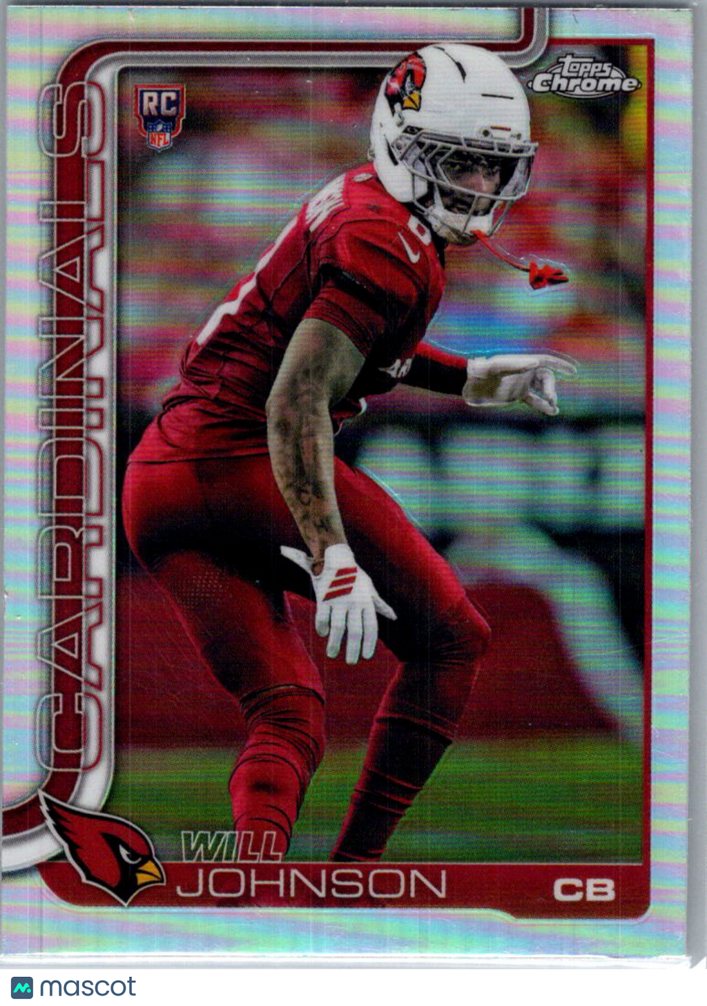 2025 Topps Chrome Will Johnson #349 Refractor RC