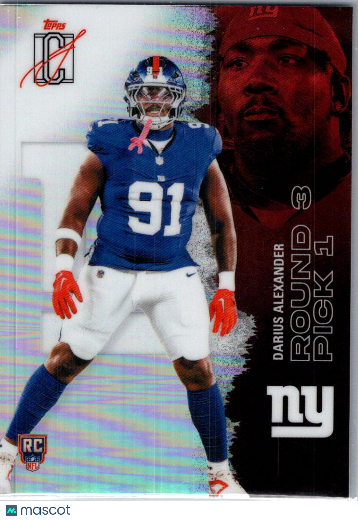 2025 Topps Chrome Darius Alexander #229 Refractor RC