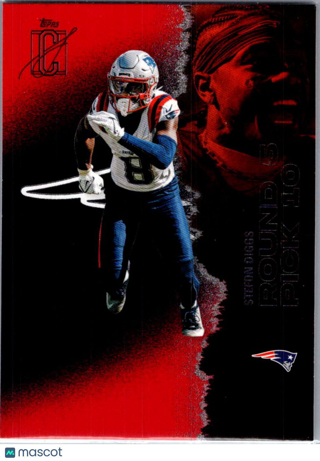 2025 Topps Stefon Diggs #89 Red & Black